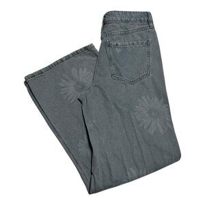 Forever 21 Floral Dandelion 100% Cotton Baggy Jeans Women’s‎ 26 (28x30)